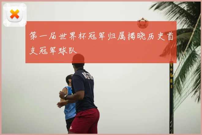 第一届世界杯冠军归属揭晓历史首支冠军球队