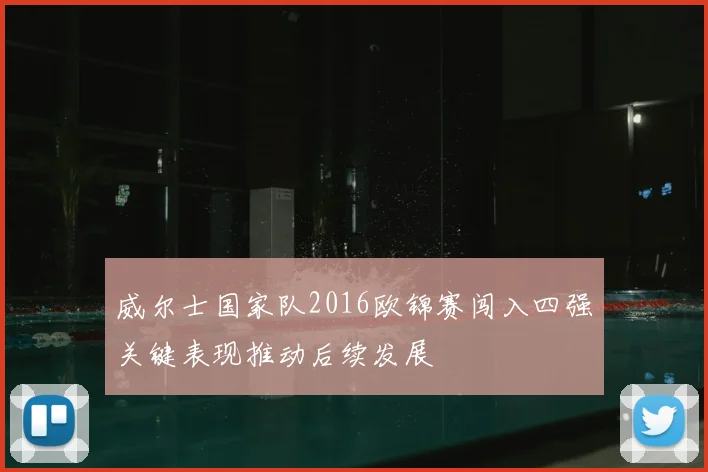 威尔士国家队2016欧锦赛闯入四强关键表现推动后续发展